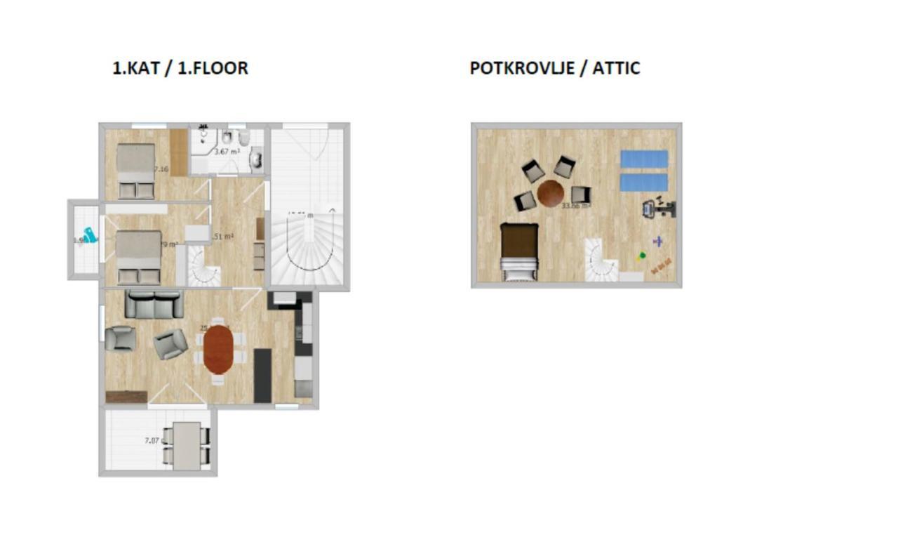 Apartment Golden Hope 4+1 Krk *